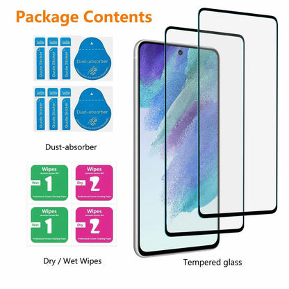 For Samsung Galaxy S21 FE 5G Case Slim Shockproof Hard Cover,Screen Protector