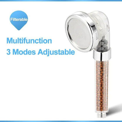 Shower Head 3 Mode High Pressure Saving Water Bath Shower Adjustable Shower Head