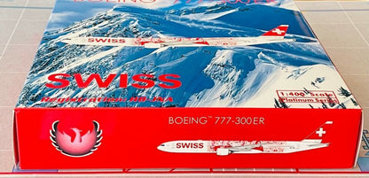 1:400 Phoenix SWISS BOEING 777-300ER Passenger Aircraft Diecast Airplane Model