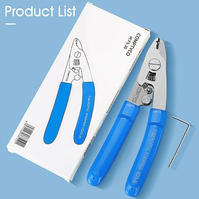 Stainless Steel VCFS-30 Three-port Fiber Optical Stripper Pliers Wire Strippers