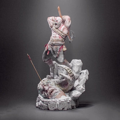 1/24 resin figure model kit Kratos God of War 3D printing Unassembled Unpainted