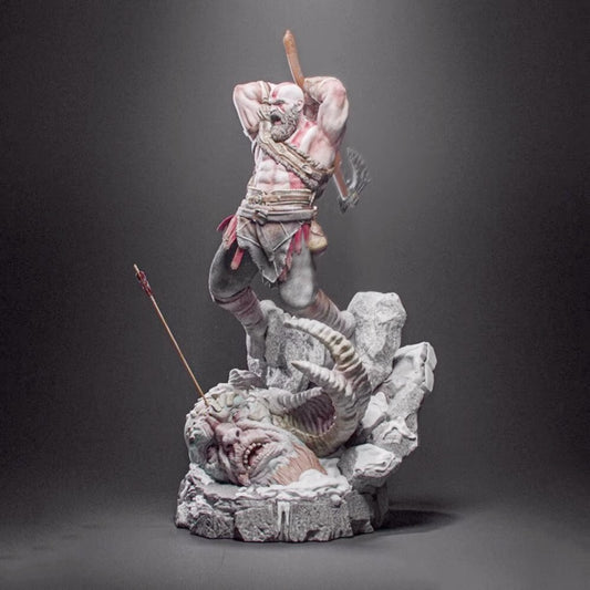 1/24 resin figure model kit Kratos God of War 3D printing Unassembled Unpainted