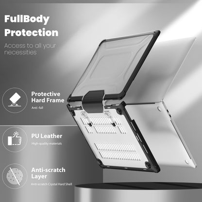 For MacBook Air 13/14, Laptop Cooling Carrying Case, Pro 15/16 Shockproof Cover