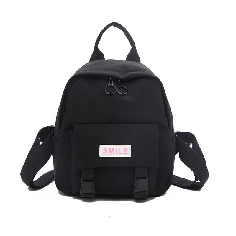 Waterproof Backpack Trendy Women Fashion Shoulder Bag Small Nylon School Bag 1PC