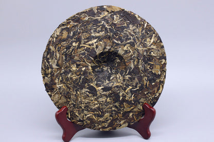 357g Yunnan Pu'er Tea White Tea Spring Tea Cake Pu'er Tea Raw Tea