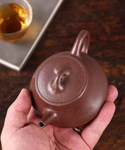 180cc chinese Yixing Handmade Zisha Dicaoqing clay Teapot NaPiao Hu Tea Pot