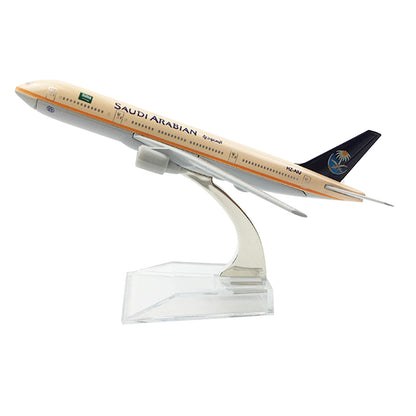1:400 16cm B747 Saudi Arabian Airlines Metal Airplane Model Diecast Ornaments