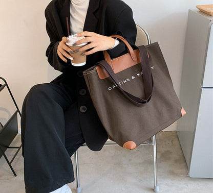 Canvas Handbag Summer Soft Shoulder Handbag Travel Tote Shopper Bags Travelling