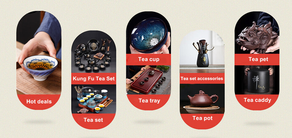 Zisha Kung Fu Teapot Set Chinese Porcelain Yixing Zisha Teapot One Pot Four Cup