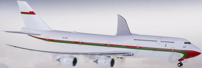 1:200 38CM Hogan Oman BOEING 747-8 Passenger Airplane ABS Plastic Aircraft Model