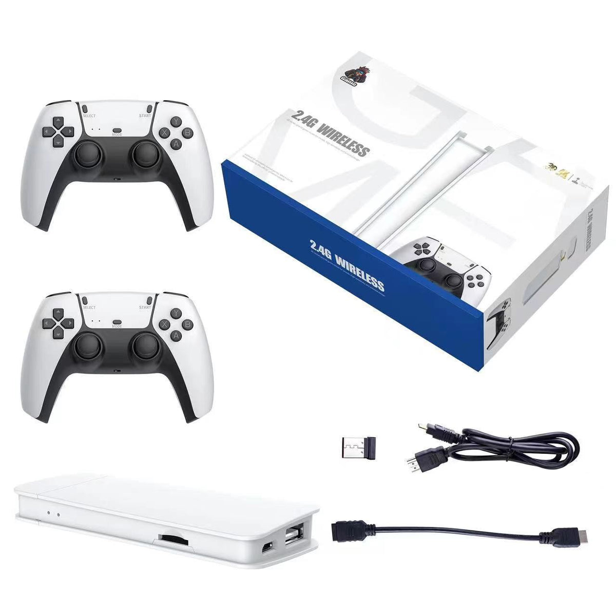 Video Game Console Retro 40000+ Games TV Stick 128G 4K HDMI 2Wireless Controller
