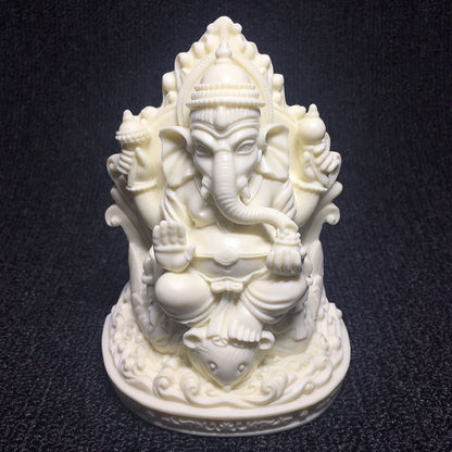 4.6" New Asian Elephant God Buddha Figure Statue Resin Art Sculpture Statue
