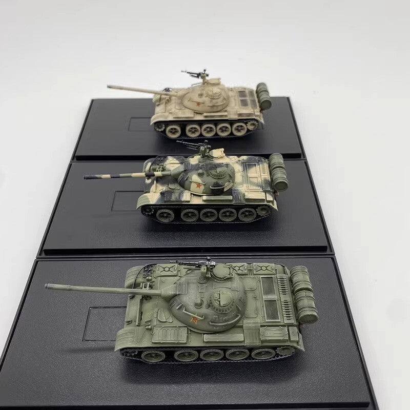 Homemade 1/72 Military Main Battle Tank Type 59 Finished Model Ornament Toys