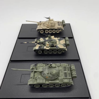Homemade 1/72 Military Main Battle Tank Type 59 Finished Model Ornament Toys