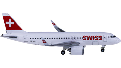 1:500 Herpa SWISS AIRBUS A320neo Passenger Aircraft Diecast Airplane Plane Model