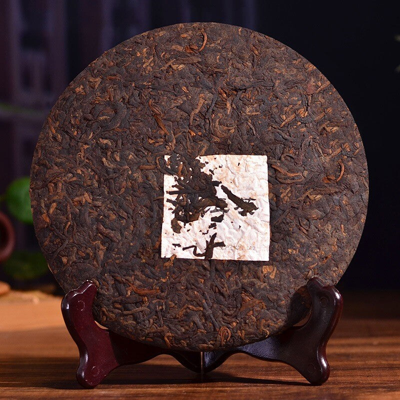 357g Yunnan Mantangxiang Pu-erh Tea Cake Ripe Puerh Cooked Tea Chinese Pu'er Tea