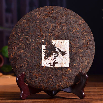 357g Yunnan Mantangxiang Pu-erh Tea Cake Ripe Puerh Cooked Tea Chinese Pu'er Tea