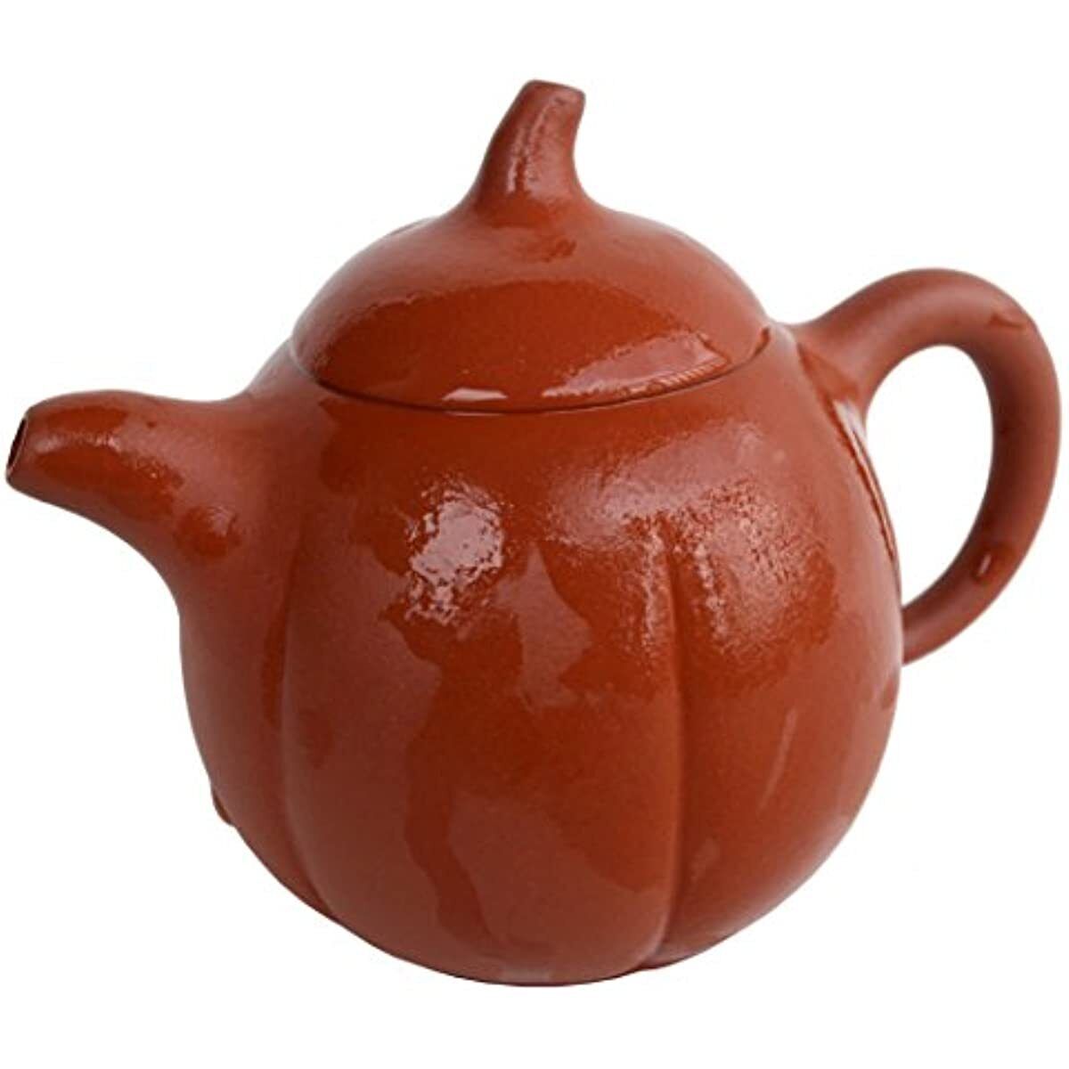 Chinese Yixing clay Teapot 7oz Zisha Purple sand tea pot Handmade Red Pumpkin紫砂壶