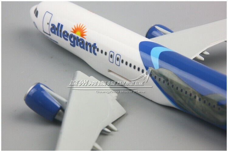 1:200 allegrant AIRBUS A320 Passenger Airplane ABS Plastic Plane Aircraft Model