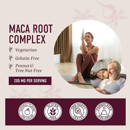MACA Gummies For Men Energy Support Natural Boost Energy & Vitality 60 Gummies