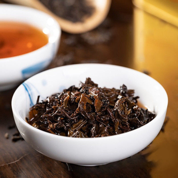 2022 CHINATEA COFCO Zhong Cha Liubao Tea Liu Pao Tea Dark Tea 150g Golden Jar