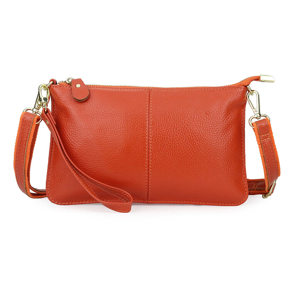 Women Genuine Leather Clutch Messenger Handbag Crossbody Shoulder Bag Purse