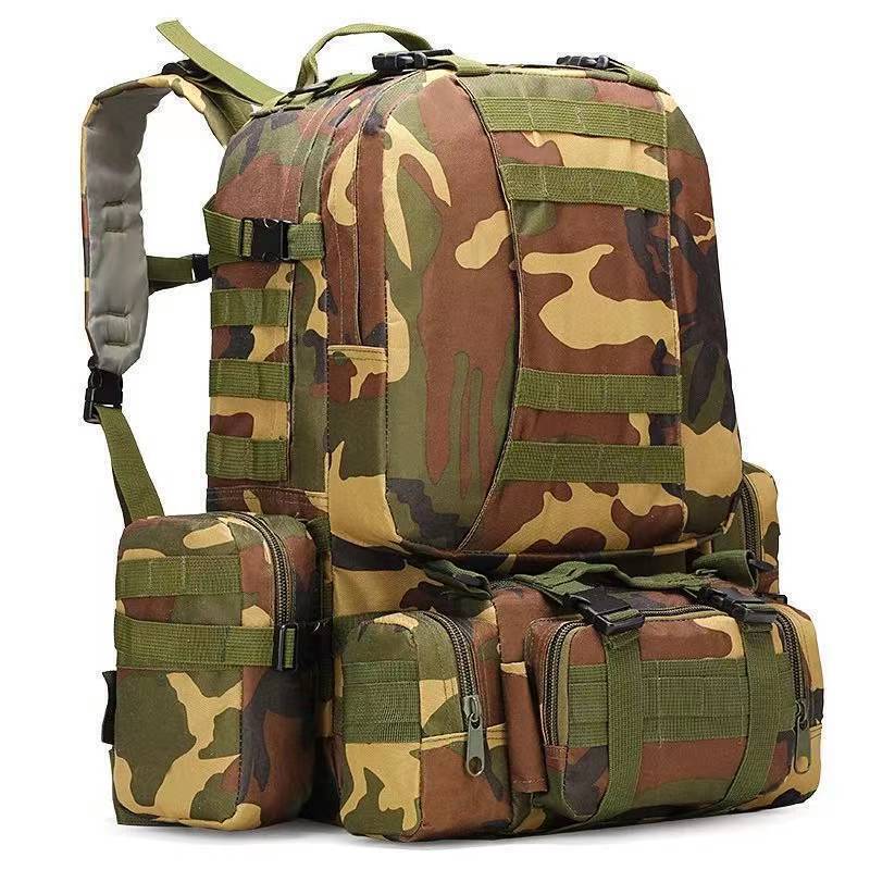 Tactical Backpack Mens Sport Bag Outdoor Hiking Climbing Army Rucksack