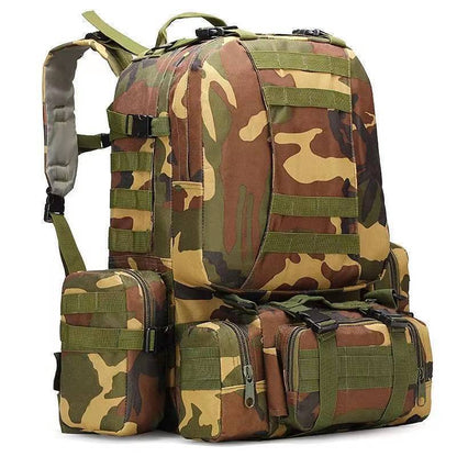 Tactical Backpack Mens Sport Bag Outdoor Hiking Climbing Army Rucksack