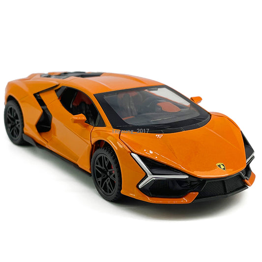 1:32 2023 Lamborghini Revuelto Model Toy Car Diecast Toy Vehicle Metal Orange