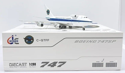 1:200 28CM JC Wings Pratt & Whitney Canada BOEING 747SP Airplane Diecast Model