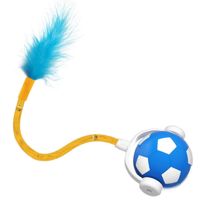 Electric cat toy, dog rolling ball toy, interactive pet jumping ball cat toy--