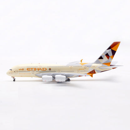 1:400 Aviation ETIHAD AIRBUS A380-800 Passenger Airplane Diecast Aircraft Model