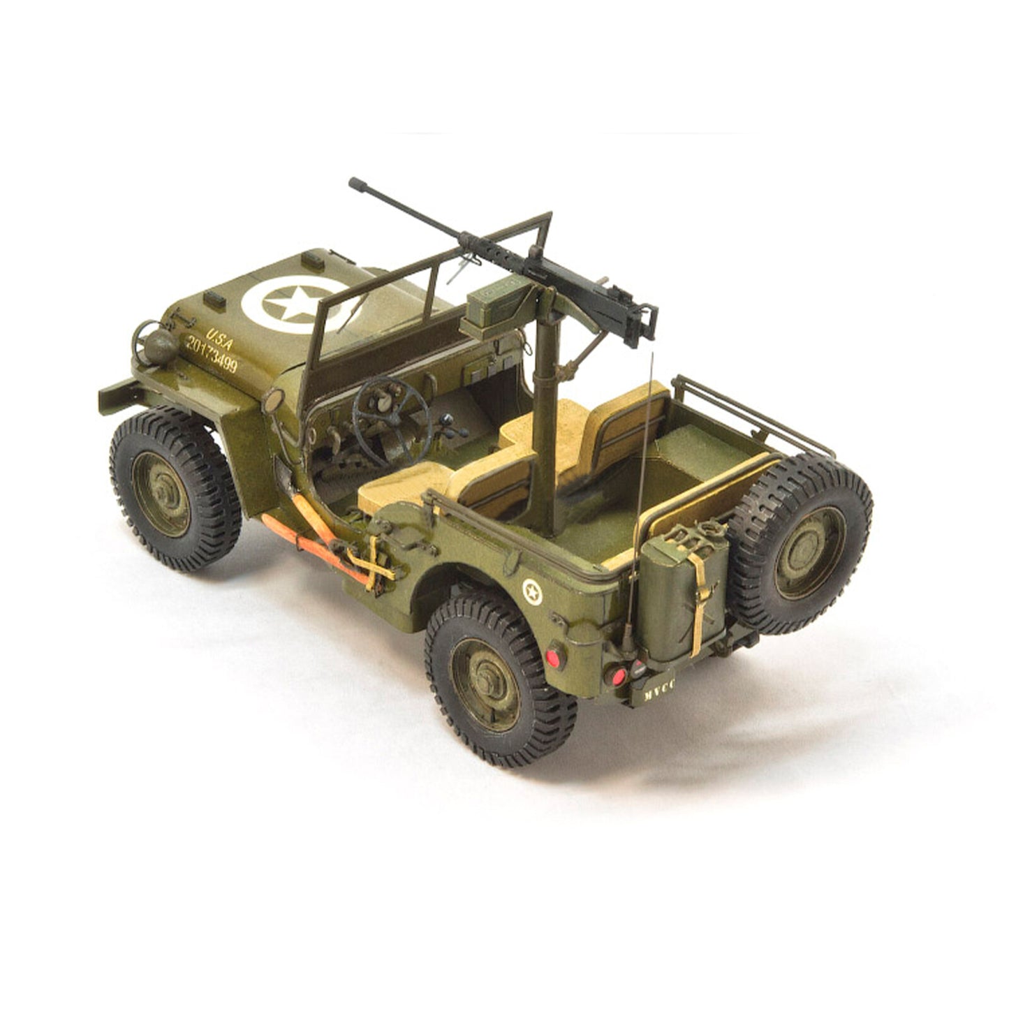 DIY Paper Model 1:25 US Army WWII SUV Jeep Vehicle 3D Miliary Puzzle Kits Gift