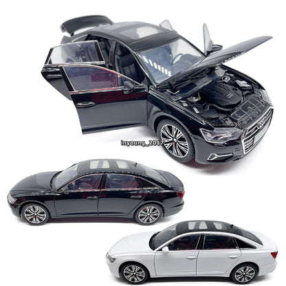 1/24 Scale Audi A6L 2022 Model Car Diecast Toy Cars Toys for Boys Kids Gifts