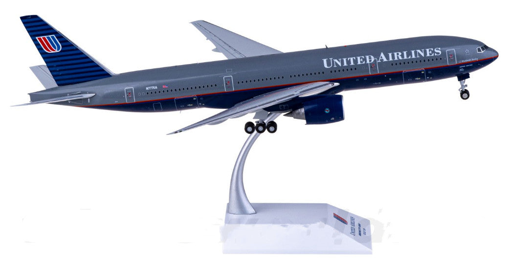 1:200 32CM JC WINGS UNITED AIRLINES BOEING 777-200ER Airplane Diecast Model