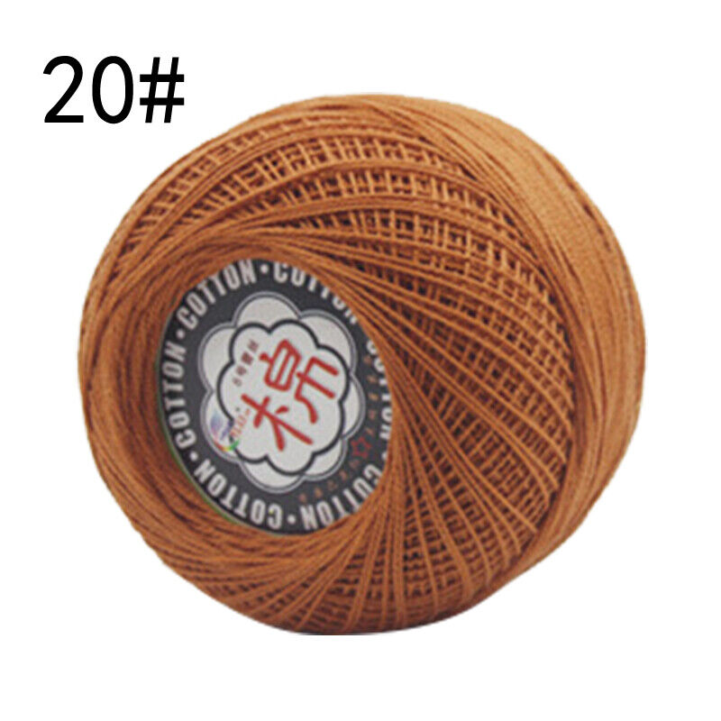 Hot Sale 50g Soft Cotton Thread Yarn Knitting Crochet Lace Embroidery Yarn