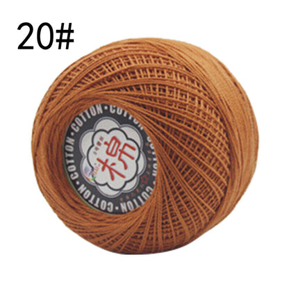 Hot Sale 50g Soft Cotton Thread Yarn Knitting Crochet Lace Embroidery Yarn