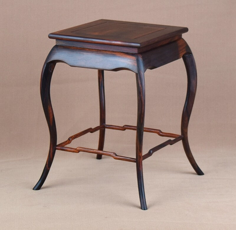 Chinese Rosewood Long Leg Display Rack Art Statue Bonsai Pot Base Home Decor