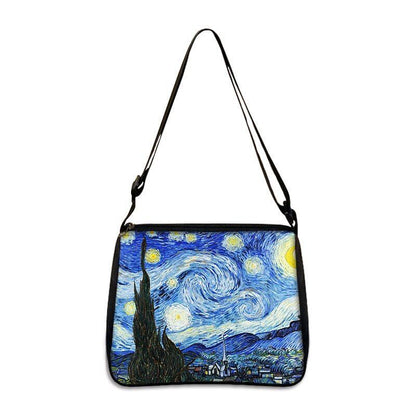 Famous Paintings Handbag Women Shoulder Bags Shopping Bag Canvas Pouch Zipper