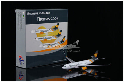 1:400 JC Wings Thomas Cook AIRBUS A330-200 Passenger Airplane Diecast Model