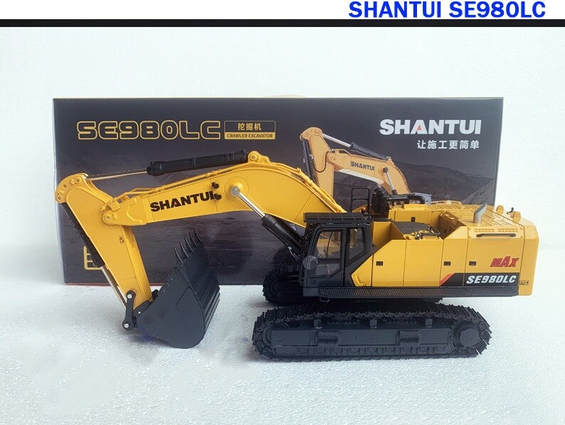 1:35 47CM SHANTUI SE980LC Excavator Construction Equipment Machine Diecast Model