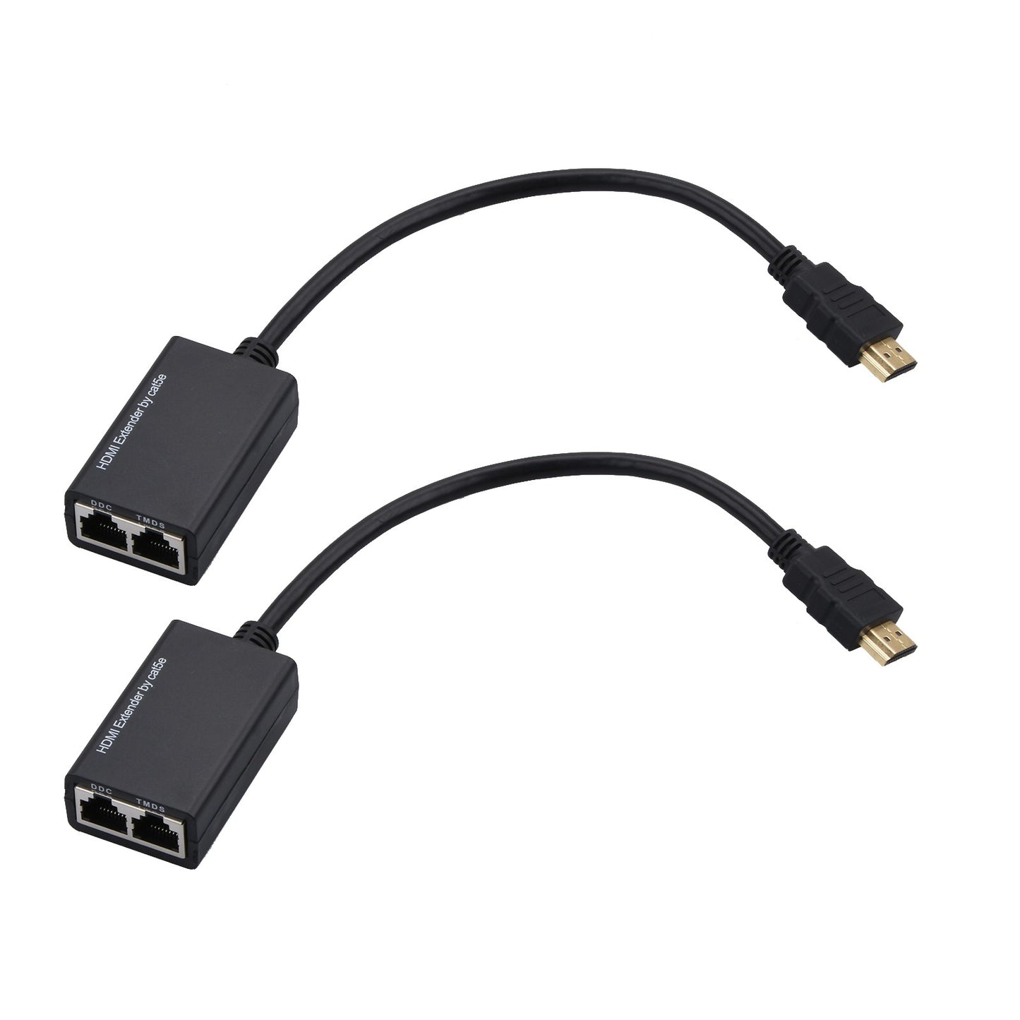 30M 98ft HDMI Extender Balun Using Cat5e/CAT6 Cable 1080p Sender/Rreceiver