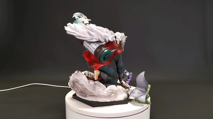Anime Naruto Jiraiya Shima Fukasaku PVC Action Figure Model Toy Statue Doll Gift