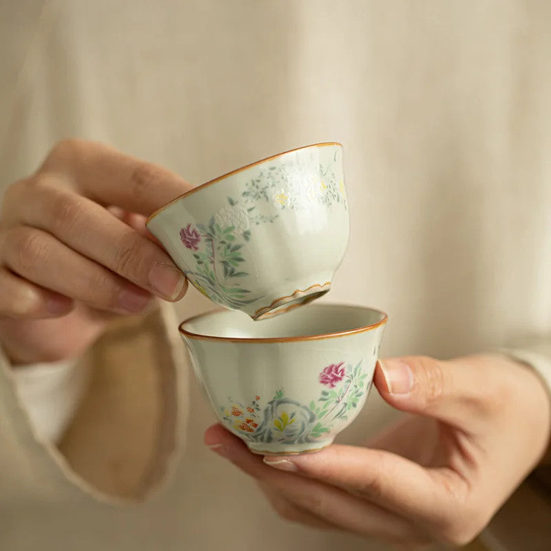 55ml Jingdezhen Ceramic Master Cup Household Tea Tasting Cup Kung Fu Teaset