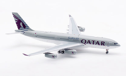 1:200 30CM InFlight AIR QATAR AIRBUS A340-200 Aeroplane Diecast Aircraft Model