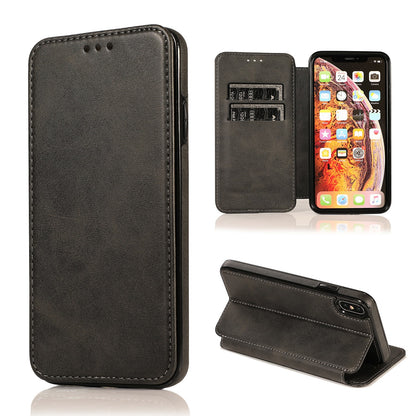 Wallet PU Leather Flip Phone Case for iPhone 17 Plus Pro Max Air/16/15/Samsung