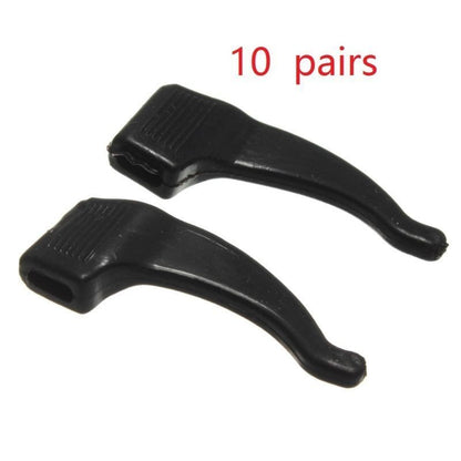 10 Pairs Anti-Slip Glasses Ear Hooks Tip Eyeglass Grip Temple Holder Silicone