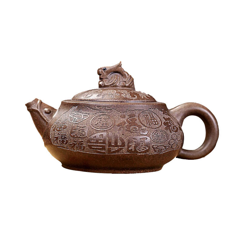 Chinese Tea Pot Handmade Master Pot Marked 7 Infuser Holes Original Ore Clay New