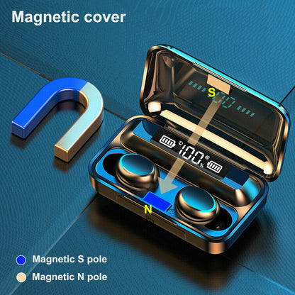 Bluetooth Earbuds Wireless Earphone IPX7 Waterproof For iphone Samsung Android