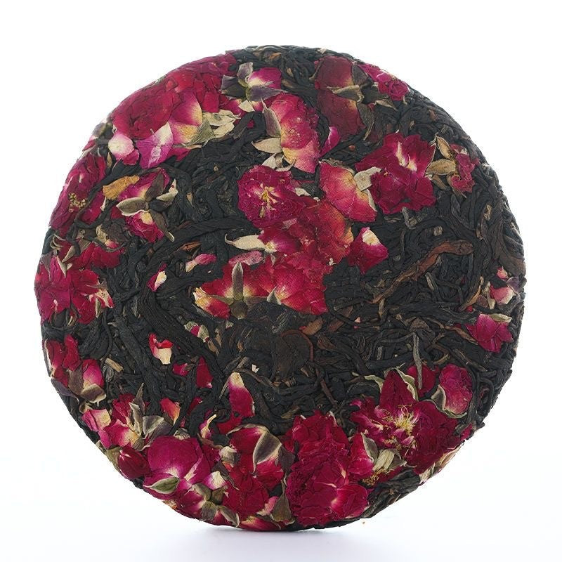 200g Yunnan Black Tea Dianhong Fengqing Red Rose Flowers Dian Hong Cake